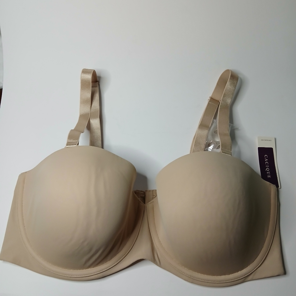 Cacique Women's‎ Cream Smooth Contour Bra